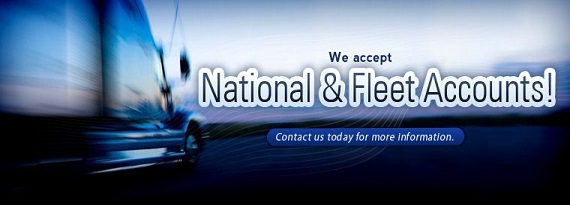We Accept National & Fleet Accounts